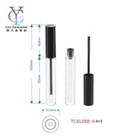 Cosmetic packaging empty private label container long round eyeliner tube